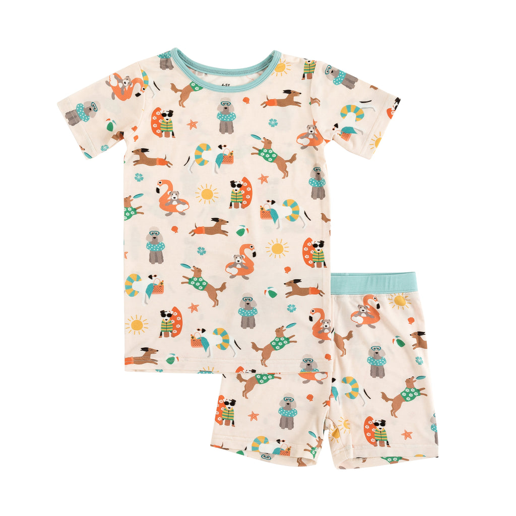 Pups in the Sun (Short PJ Set)
