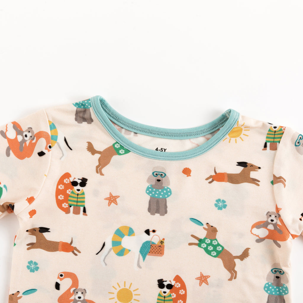 Pups in the Sun (Short PJ Set)