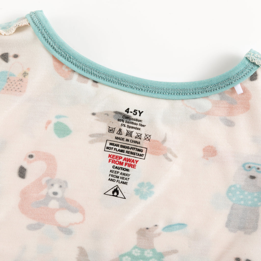 Pups in the Sun (Short PJ Set)