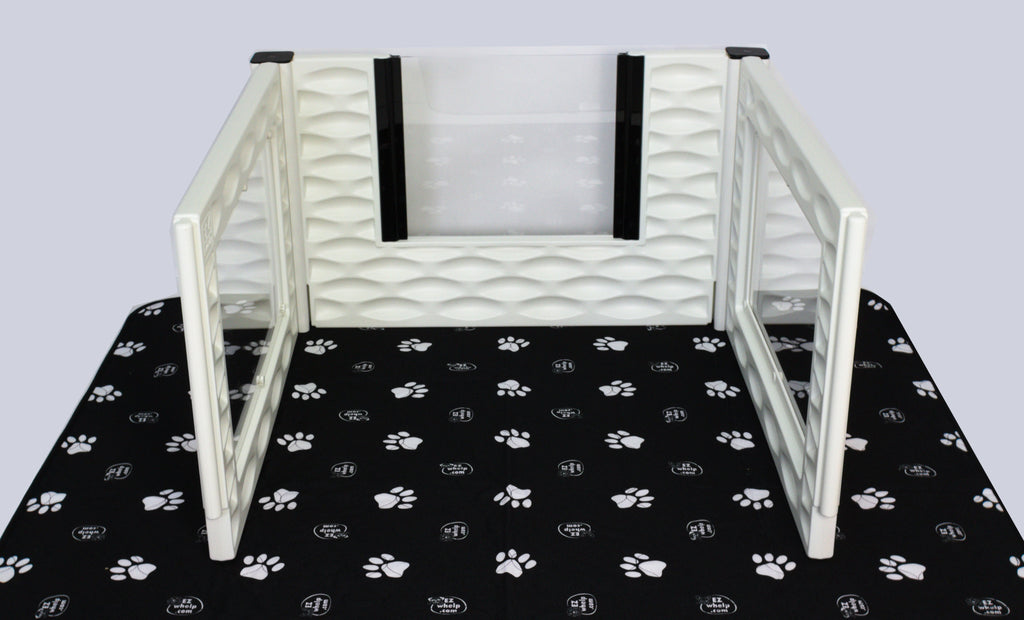Windowed Add-On Room for Puppy Play Yard, 18" Tall