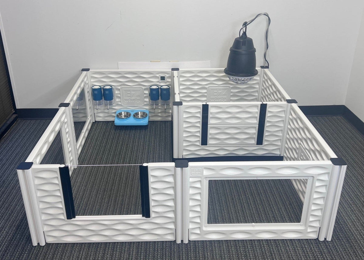 EZclassic Dog Whelping Condo Bundle with Add-On Rooms