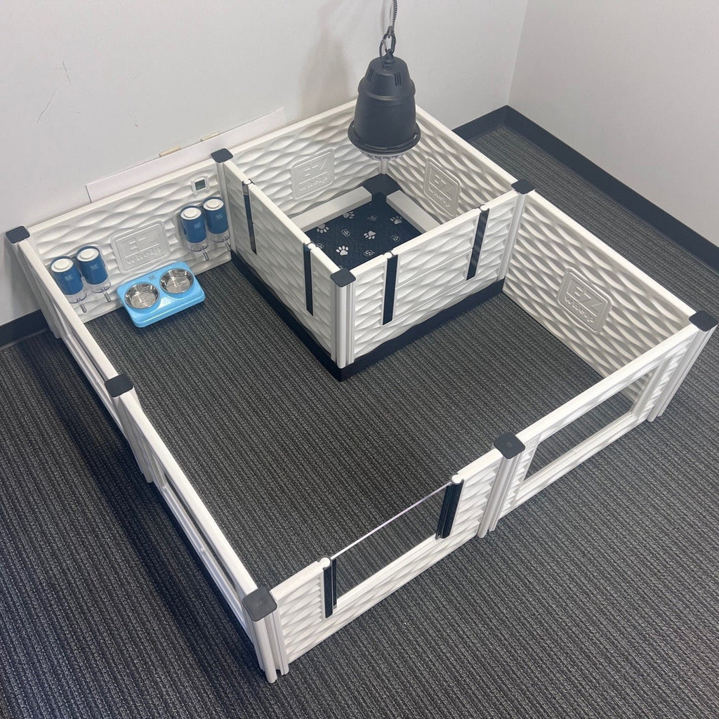 EZclassic Dog Whelping Condo Bundle with Add-On Rooms