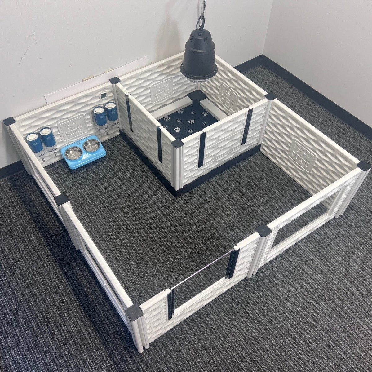 EZclassic Dog Whelping Condo Bundle with Add-On Rooms