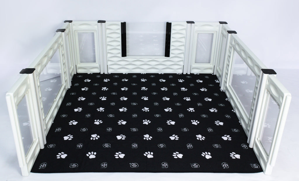 Windowed Add-On Room for Puppy Play Yard, 18" Tall