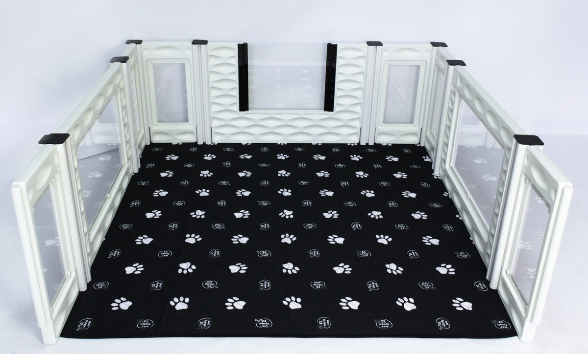 Windowed Add-On Room for Puppy Play Yard, 18" Tall