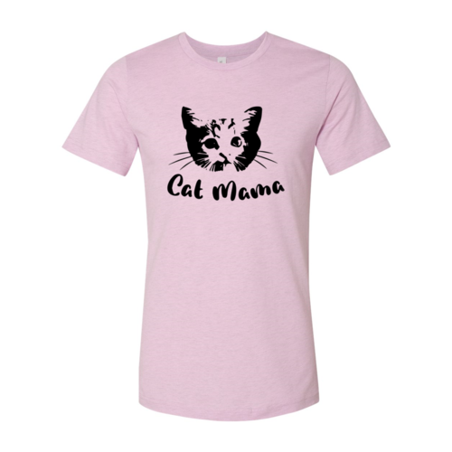 Cat Mama Graphic T-Shirt – Heather Cotton