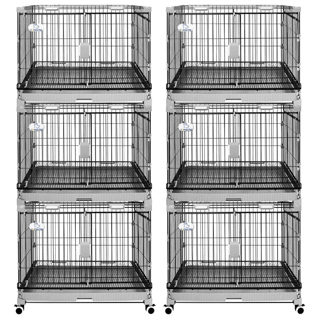 24-30" Black Metal Wire Dog Crate LS-2N01/LS-2.5N01