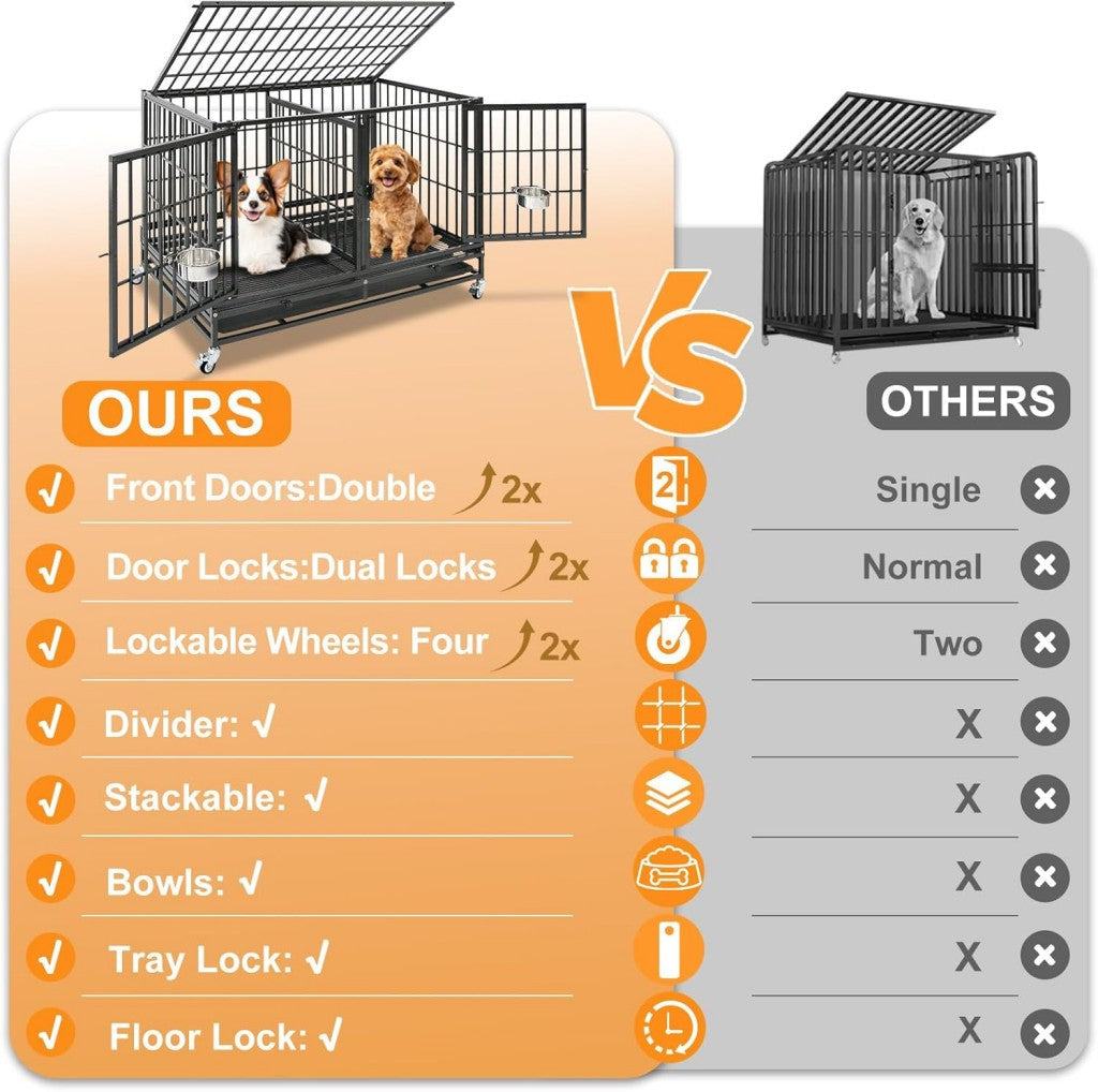 42" Stackable Dog Crate 43ST