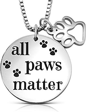 All Paws Matter Pendant Necklace