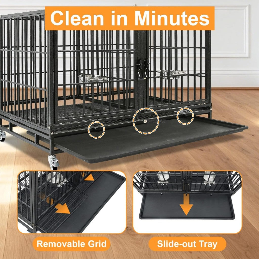 42" Stackable Dog Crate 43ST