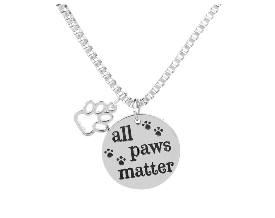 All Paws Matter Pendant Necklace