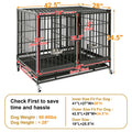 42" Stackable Dog Crate with Divider 43S (Extra Height)