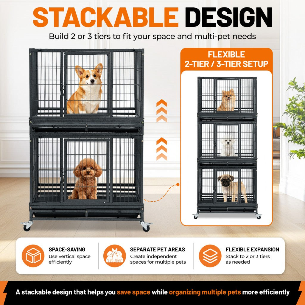 31" Stackable Dog Crate D311D01