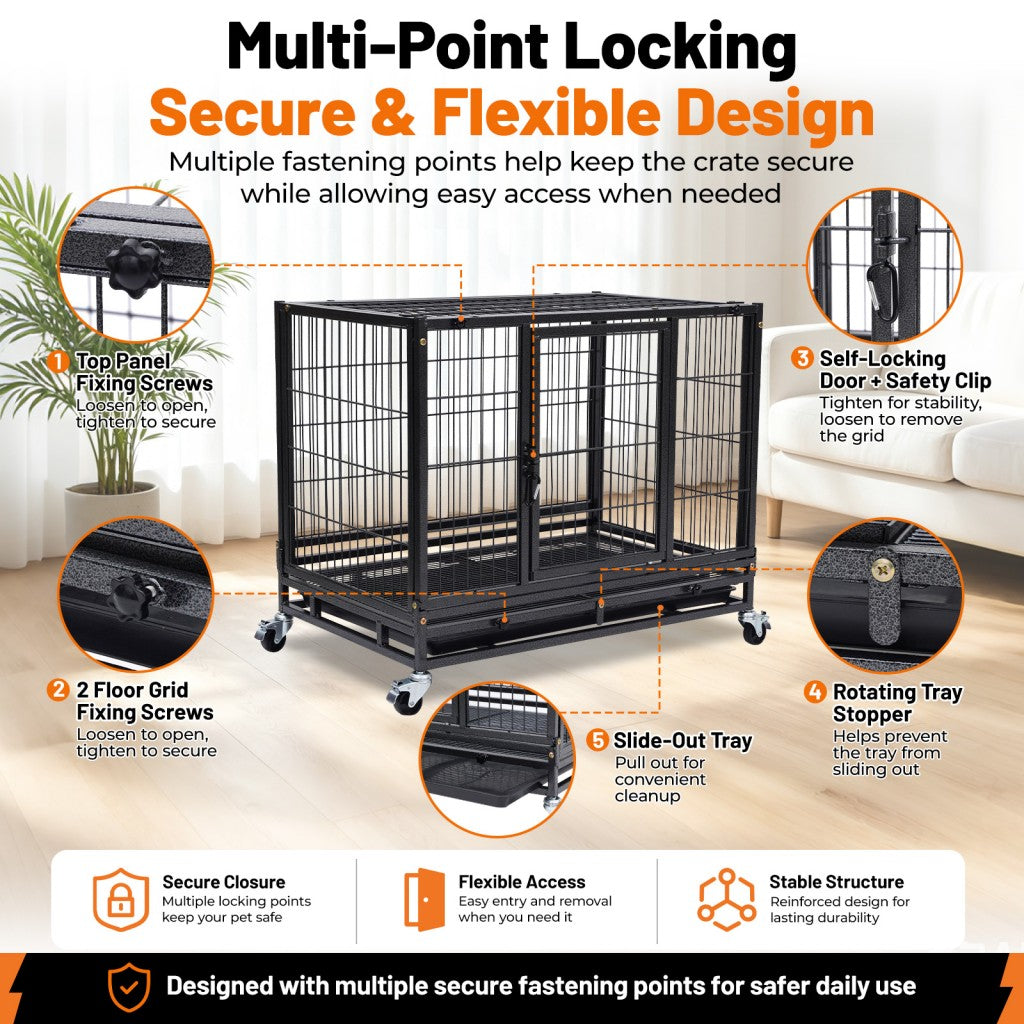 31" Stackable Dog Crate D311D01