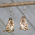 Basset Hound Wooden Earrings | Dog Lover Pet Jewelry