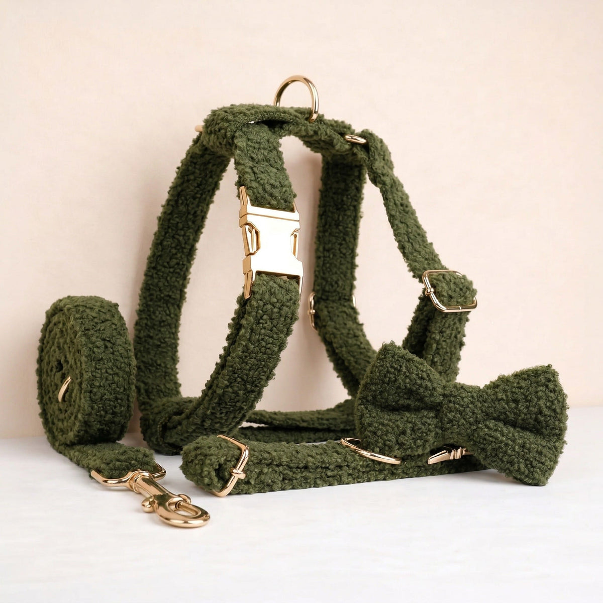 Cozy Olive Teddy Set