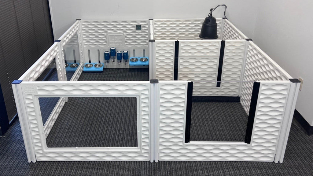 EZclassic Dog Whelping Condo Bundle with Add-On Rooms