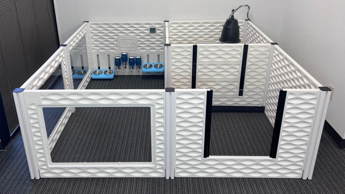 EZclassic Dog Whelping Condo Bundle with Add-On Rooms