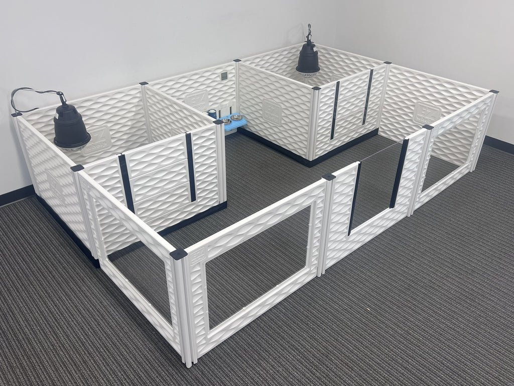 EZclassic Two-Room Whelping Condo Bundle