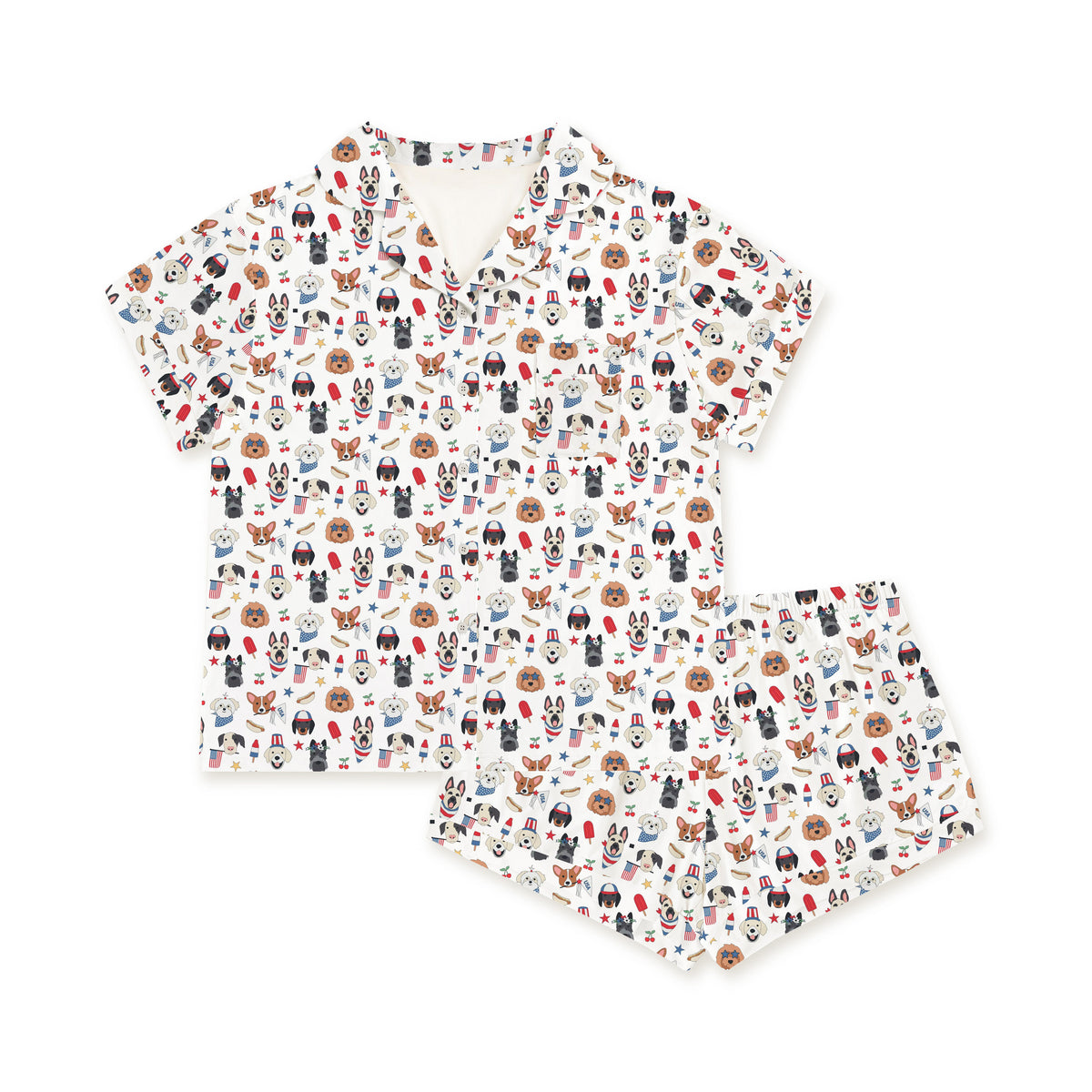 Freedom Dogs (Women's Short Sleeve PJ)