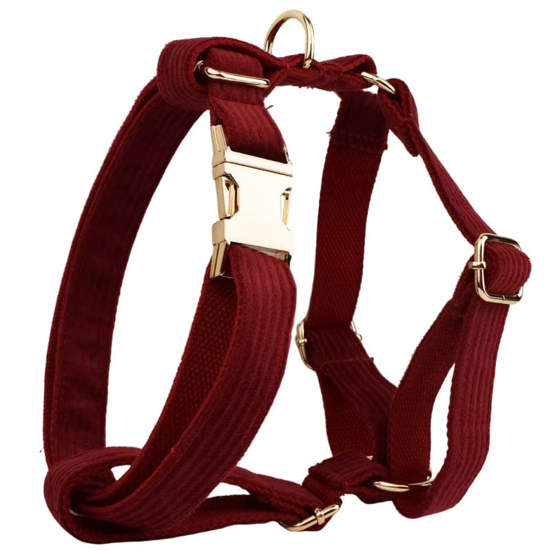 Dark Red Corduroy Set
