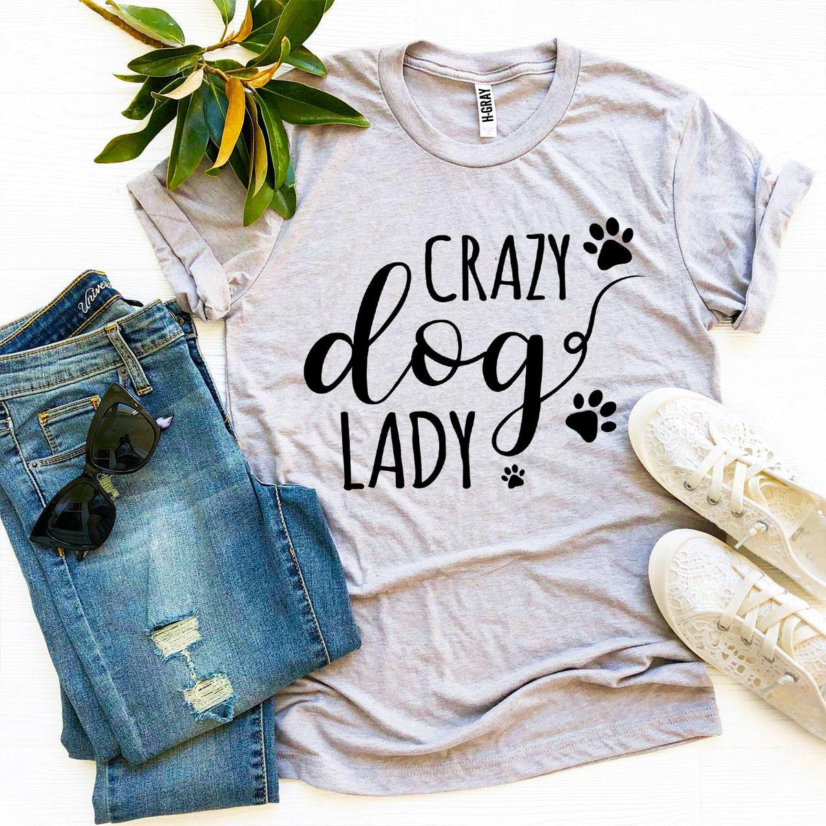 Crazy Dog Lady T-Shirt – Dark Colors