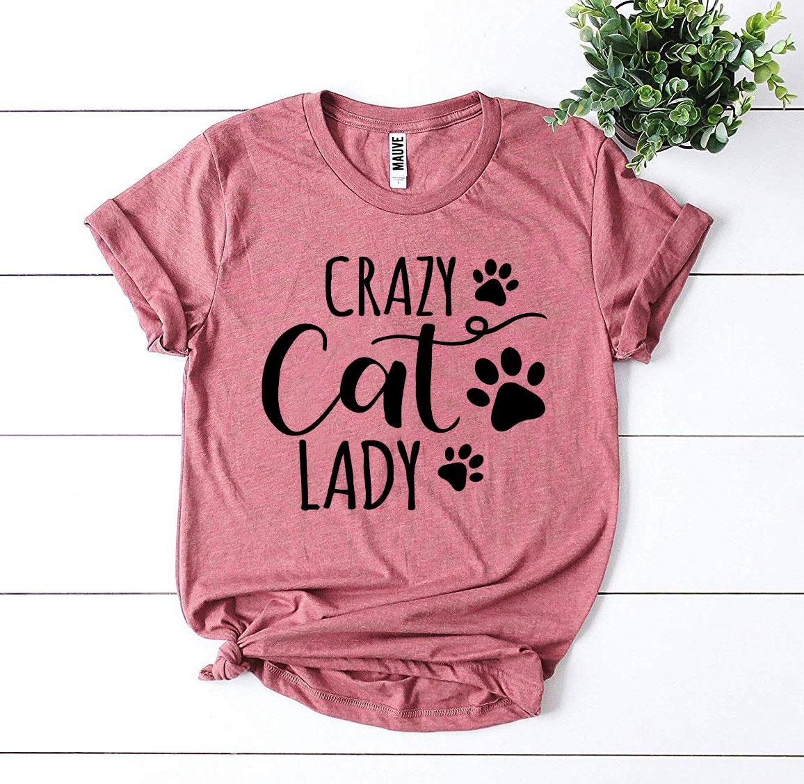 Crazy Cat Lady T-Shirt – Dark Colors