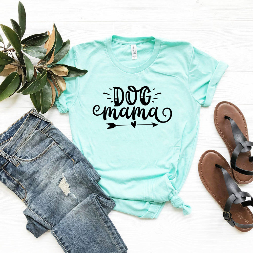 Dog Mama T-Shirt – Heather Colors