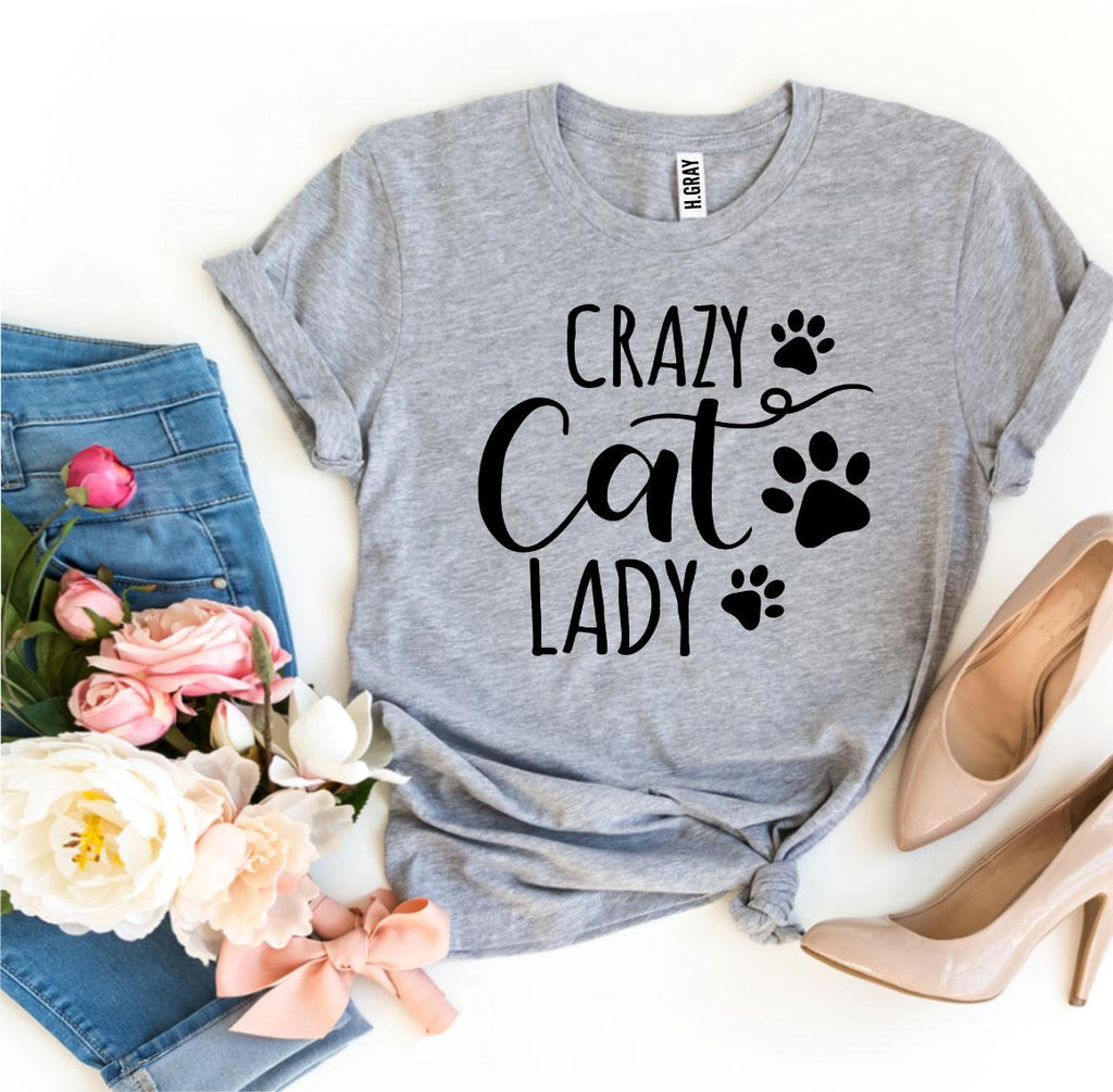 Crazy Cat Lady T-Shirt – Dark Colors
