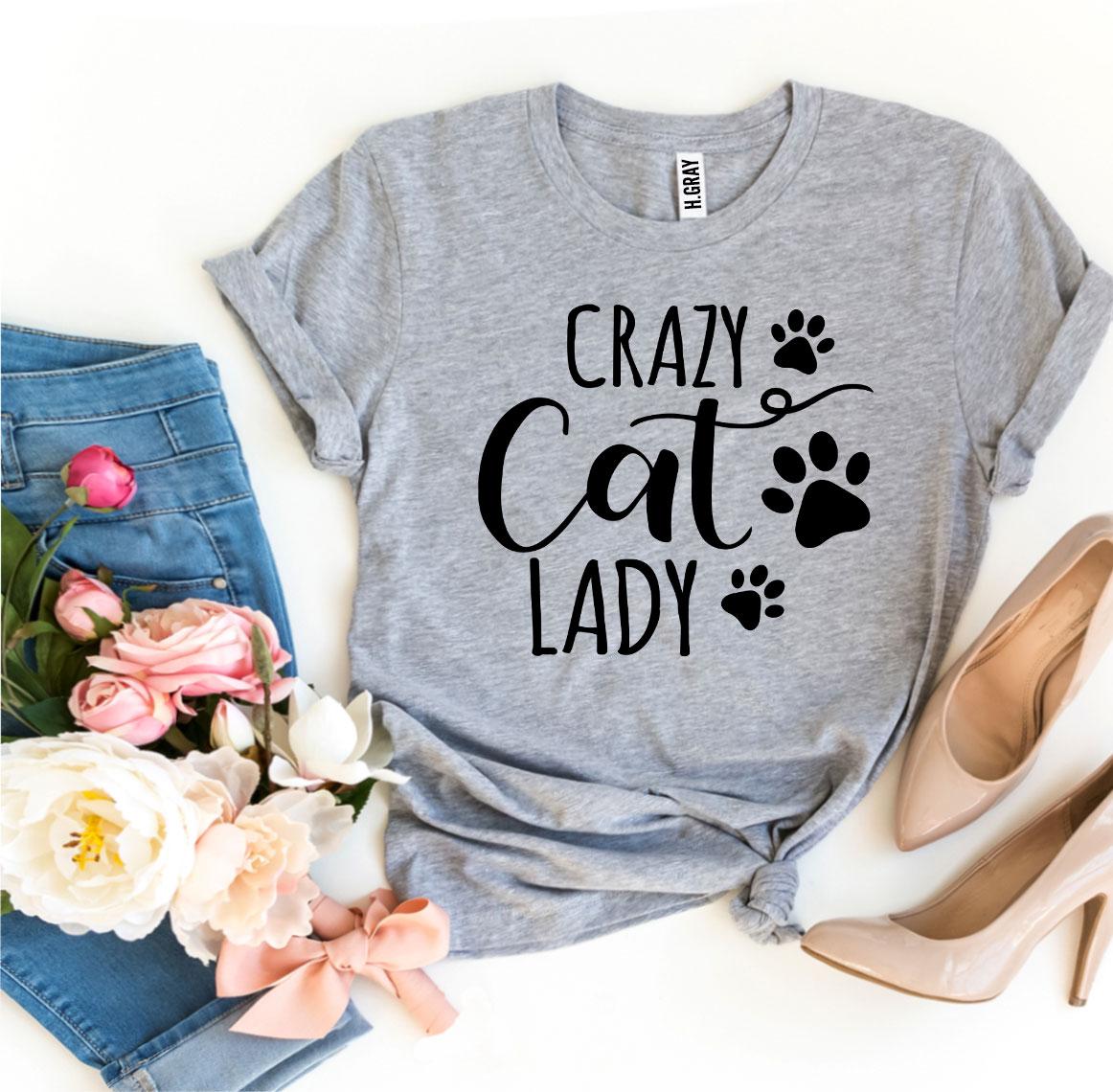 Crazy Cat Lady T-Shirt – Dark Colors