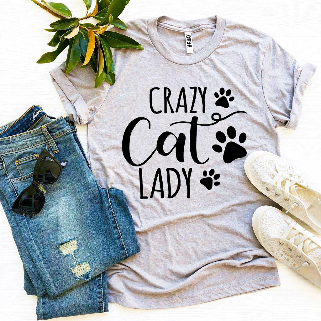 Crazy Cat Lady T-Shirt – Dark Colors