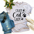 Crazy Cat Lady T-Shirt – Dark Colors