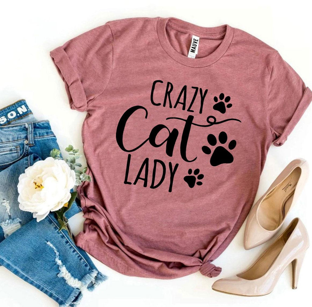 Crazy Cat Lady T-Shirt – Dark Colors