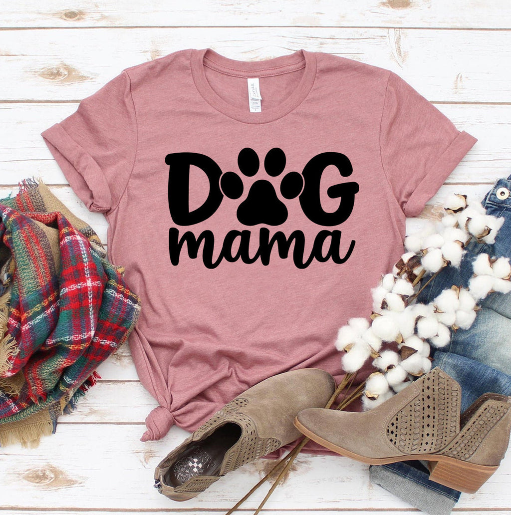 Dog Mama T-Shirt – Pastel Colors
