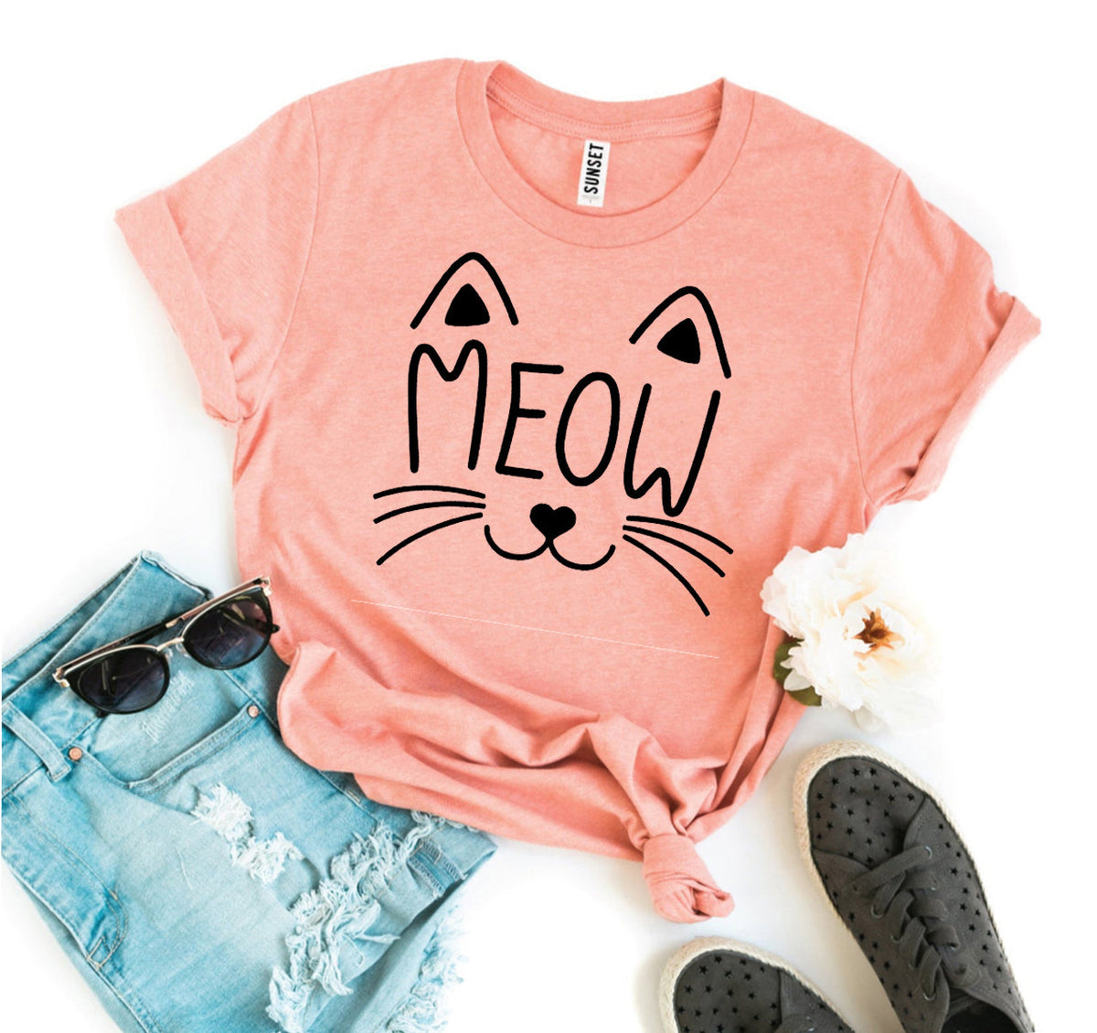Meow T-Shirt – Dark Colors