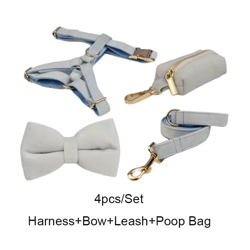 Light Blue Velvet Set