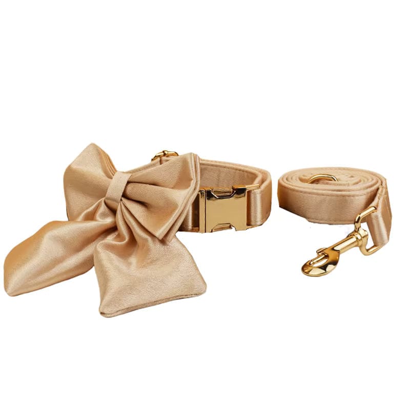 Gold Satin Wedding Set