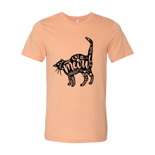 Cat And Words T-Shirt