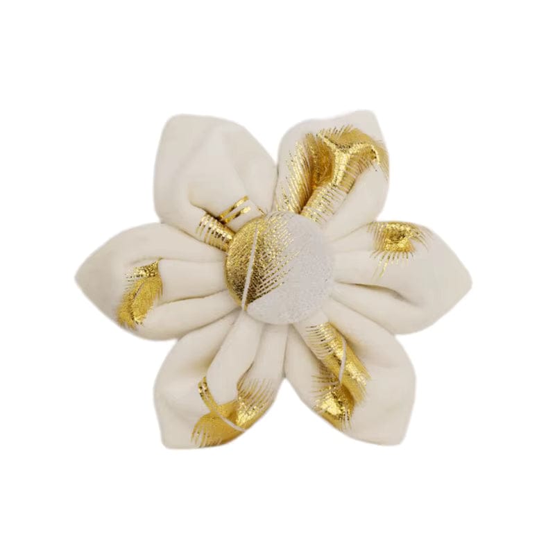 Ivory Gold Leaf Velvet Set