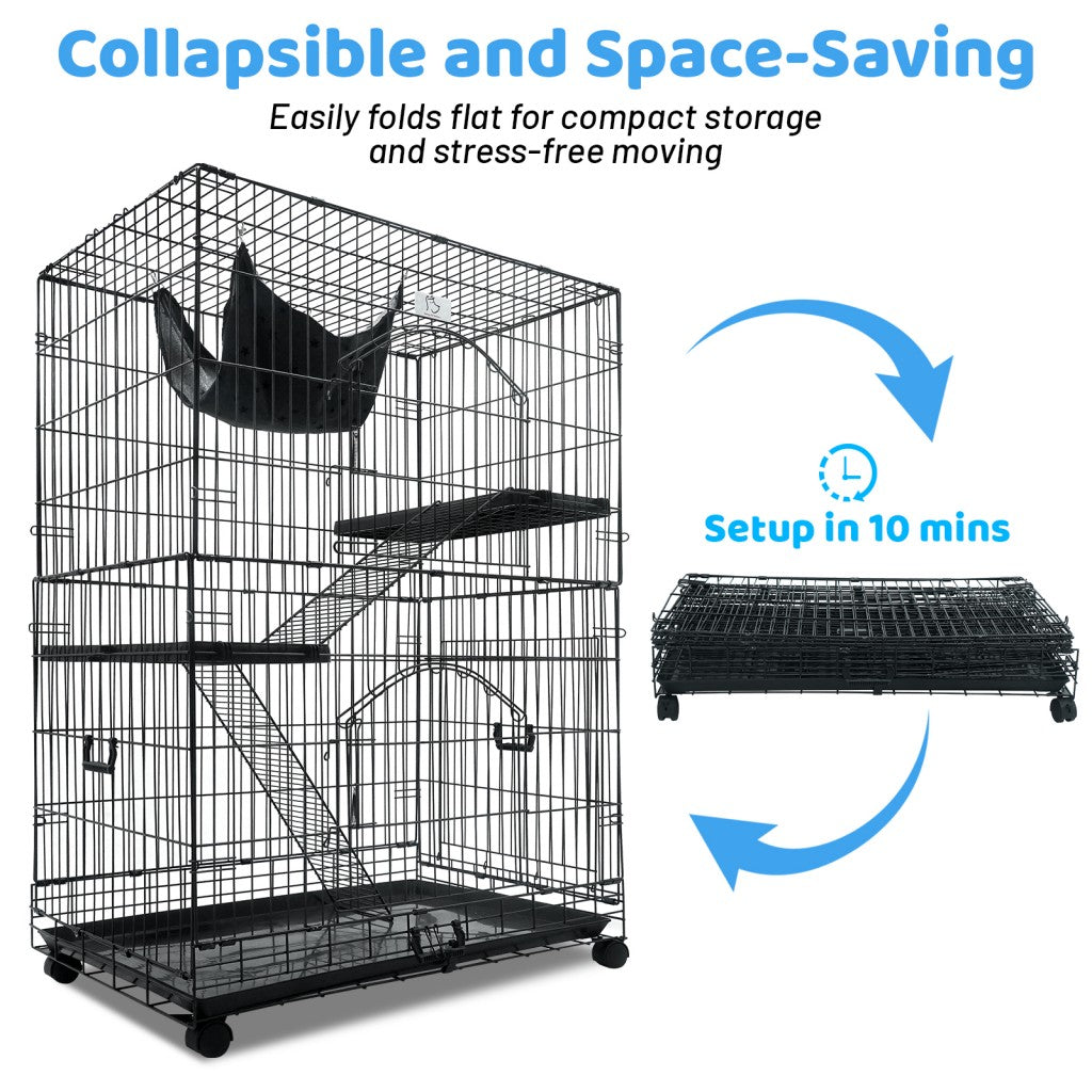 50 Inch Cat Cage with Side Door CT52
